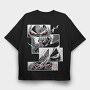 Red Eyes Roar, Tricou Oversize Barbati (Unisex)