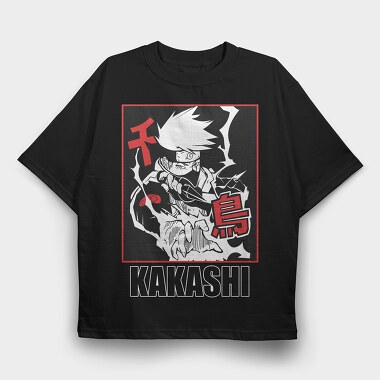 Red Ninja Storm, Tricou Oversize Barbati (Unisex)