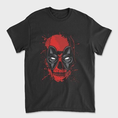Red Skull Splatter, Tricou Barbati (Unisex)
