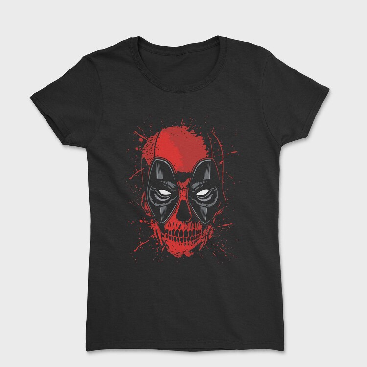 Red Skull Splatter, Tricou Femei