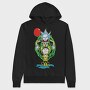 Rick And Morty Clown, Hanorac Oversize Barbati (Unisex)
