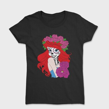 Rosa Dia De Los Muertos, Tricou Femei