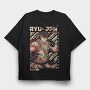 Ryu Street Fighter, Tricou Oversize Barbati (Unisex)