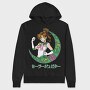 Sailor Moon Green, Hanorac Oversize Barbati (Unisex)