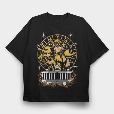 Saint Seiya Golden Bull, Tricou Oversize Barbati (Unisex)