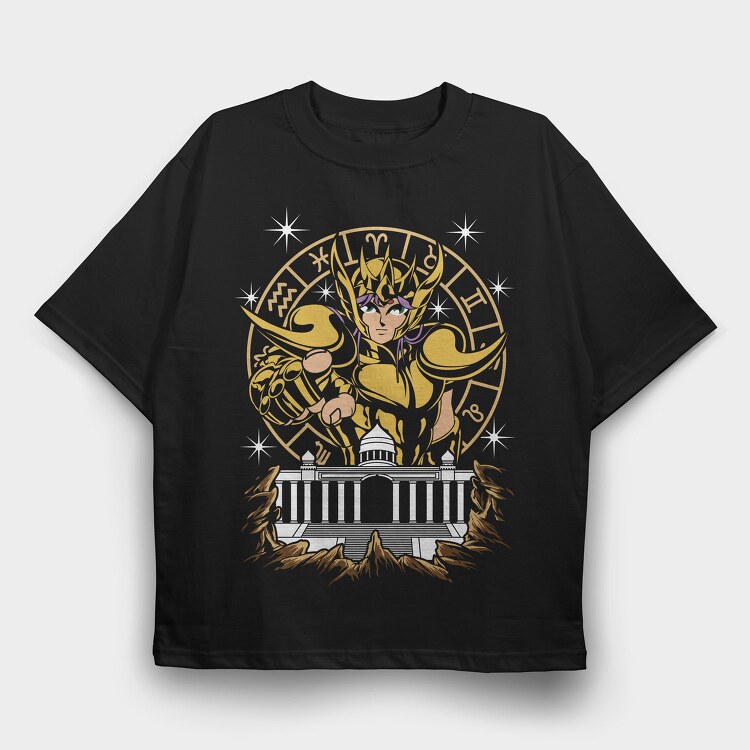 Saint Seiya Golden Bull, Tricou Oversize Barbati (Unisex)