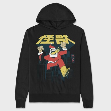 Santa Fist City, Hanorac Oversize Barbati (Unisex)