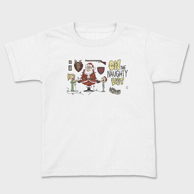 Santas Naughty List, Tricou Copii