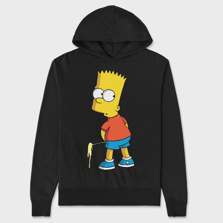 Simpsons Bart, Hanorac Oversize Barbati (Unisex)