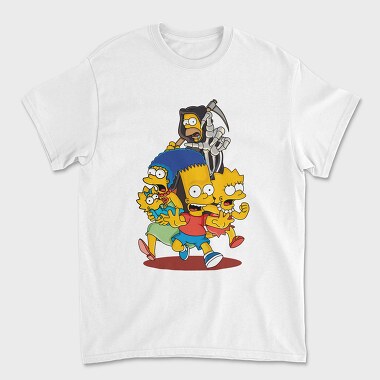 Skeleton Simpsons, Tricou Barbati (Unisex)