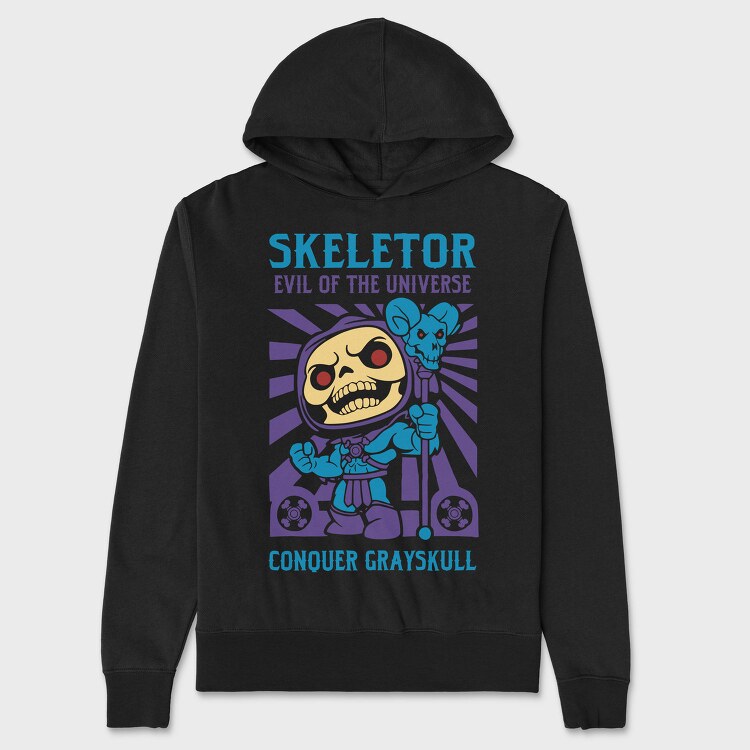 Skeletor Conquer Universe, Hanorac Oversize Barbati (Unisex)