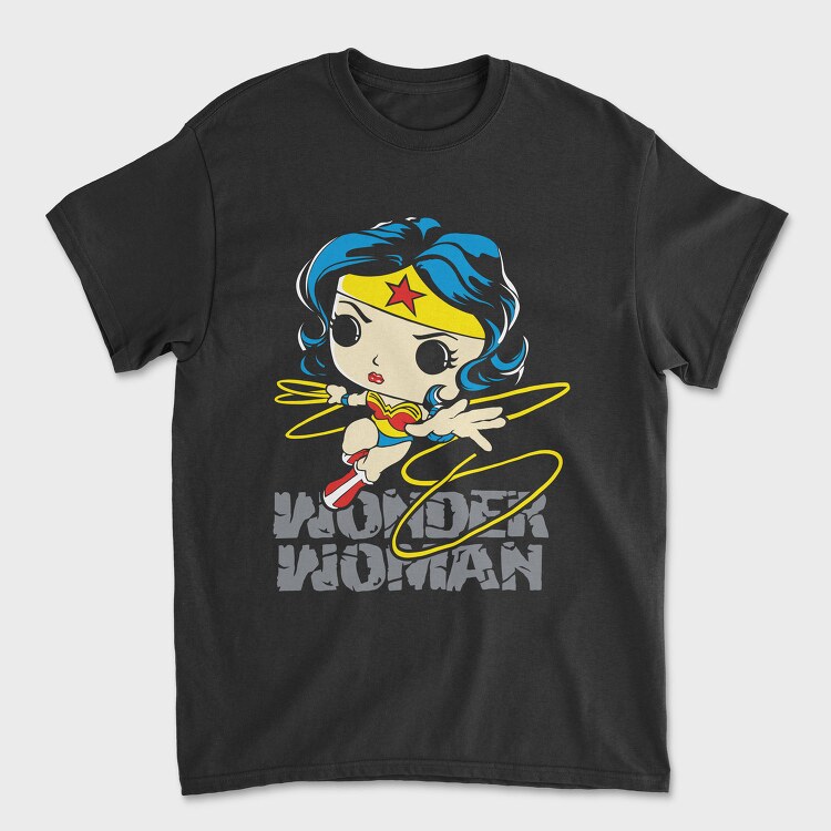 Wonder Woman Hoops, Tricou Barbati (Unisex)