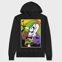 Zombie Clown Scream, Hanorac Oversize Barbati (Unisex)