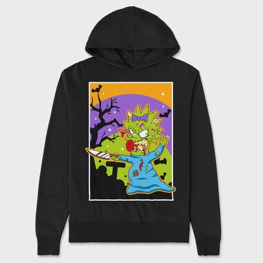 Zombie Party Knife, Hanorac Oversize Barbati (Unisex)