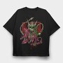 Zombie Skull Scream, Tricou Oversize Barbati (Unisex)
