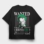 Zoro Green Grin, Tricou Oversize Barbati (Unisex)