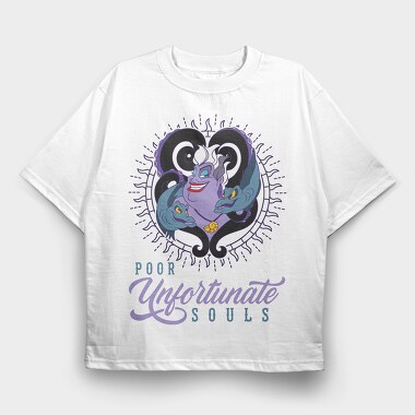 Poor Unfortunate Souls, Tricou Oversize Barbati (Unisex)