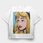 Pop Art Beauty, Tricou Oversize Barbati (Unisex)
