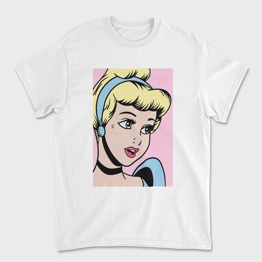 Pop Art Cinderella, Tricou Barbati (Unisex)