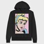 Pop Art Cinderella, Hanorac Oversize Barbati (Unisex)