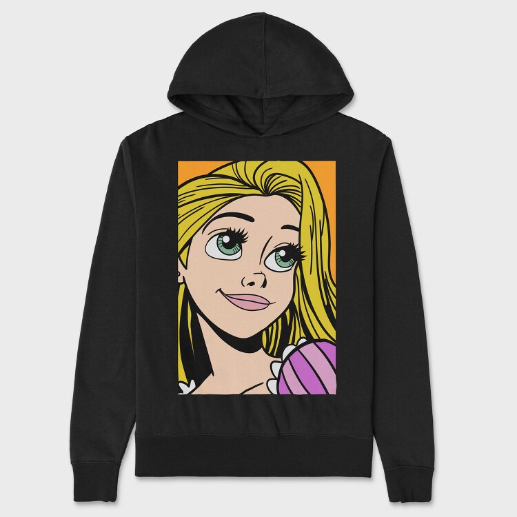 Pop Art Girl, Hanorac Oversize Barbati (Unisex)