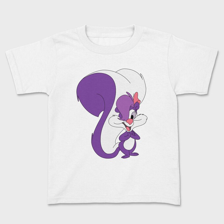 Purple Looney Tail, Tricou Copii