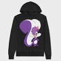 Purple Looney Tail, Hanorac Oversize Barbati (Unisex)
