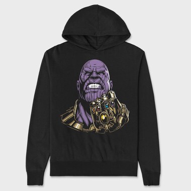 Purple Thanos, Hanorac Oversize Barbati (Unisex)