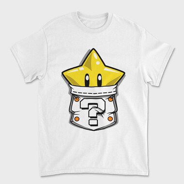 Question Mark Star, Tricou Barbati (Unisex)