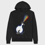 Rainbow Burst, Hanorac Oversize Barbati (Unisex)