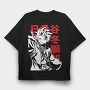 Red Dragon Roar 1, Tricou Oversize Barbati (Unisex)
