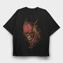 Runaway Skull, Tricou Oversize Barbati (Unisex)