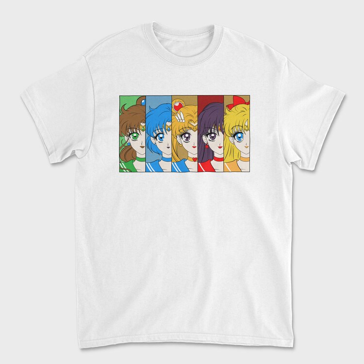 Sailor Moon Squad, Tricou Barbati (Unisex)