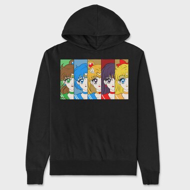 Sailor Moon Squad, Hanorac Oversize Barbati (Unisex)