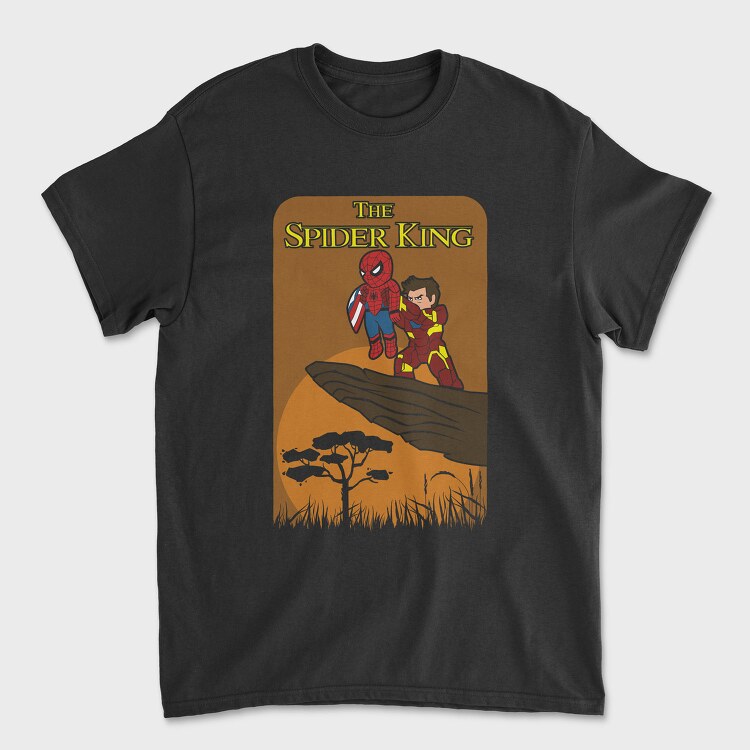 Spider King Rescue, Tricou Barbati (Unisex)