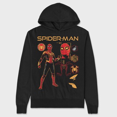 Spider Tech Suit, Hanorac Oversize Barbati (Unisex)
