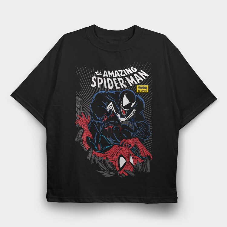 Spider Venom Return, Tricou Oversize Barbati (Unisex)