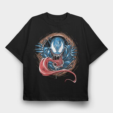Spider Venom Strike, Tricou Oversize Barbati (Unisex)