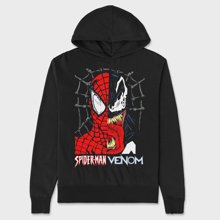 Spider Venom Web, Hanorac Oversize Barbati (Unisex)