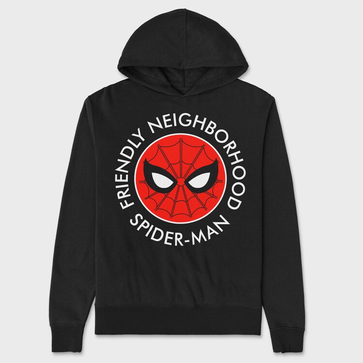 Spiderman Eyes, Hanorac Oversize Barbati (Unisex)