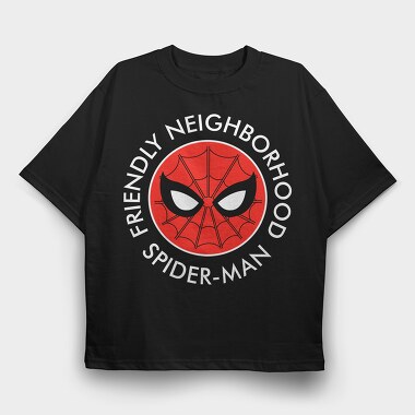 Spiderman Eyes, Tricou Oversize Barbati (Unisex)