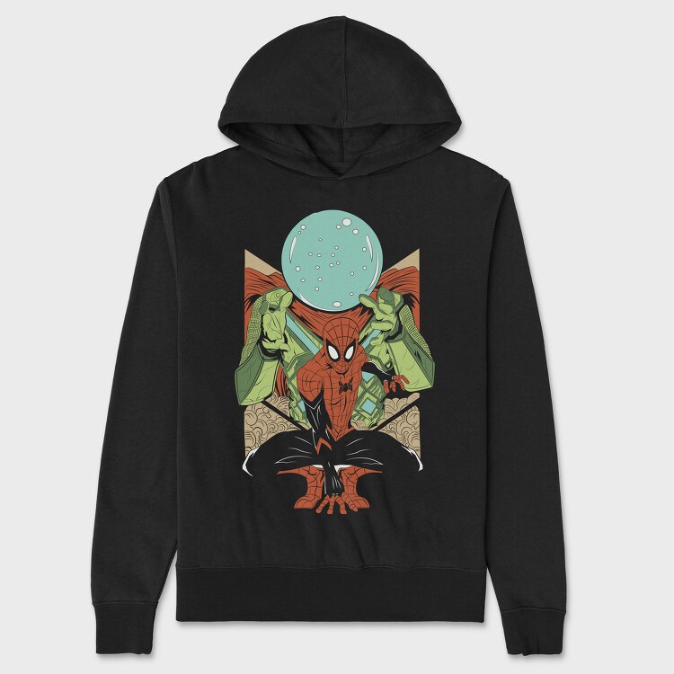 Spiderman Green Goblin, Hanorac Oversize Barbati (Unisex)