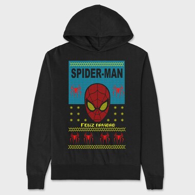 Spiderman Holiday Knit, Hanorac Oversize Barbati (Unisex)