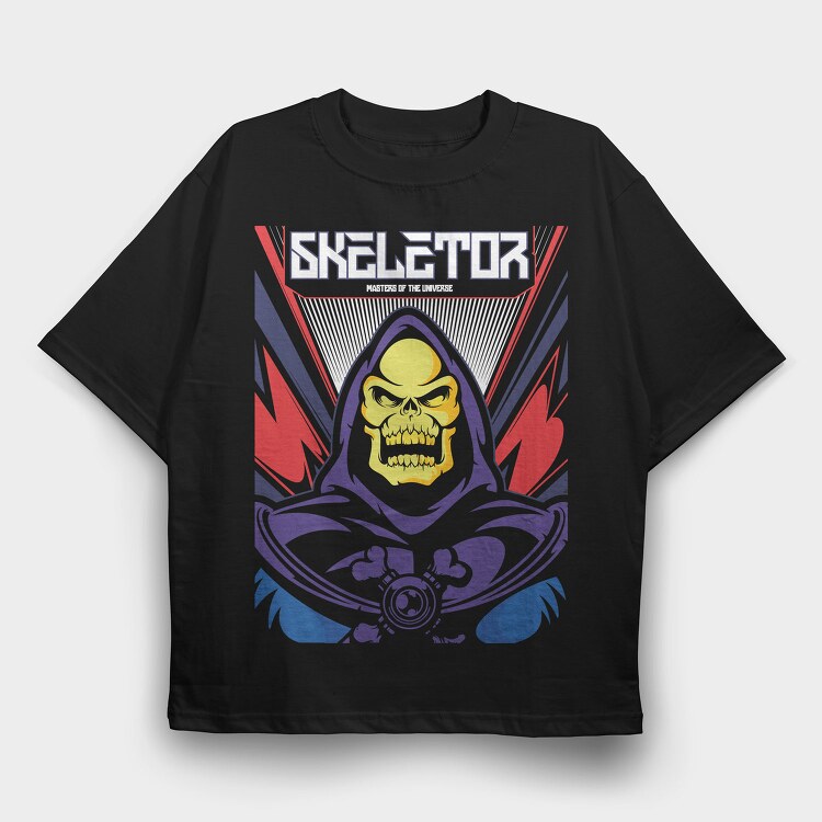 Skeletor Skull, Tricou Oversize Barbati (Unisex)