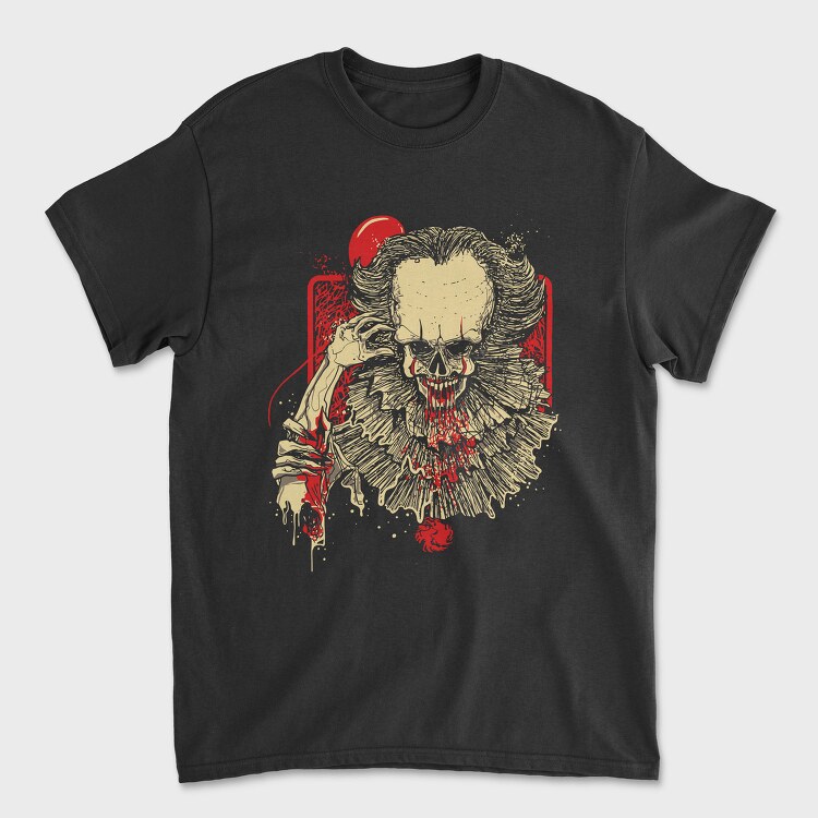 Skull Blood Splash, Tricou Barbati (Unisex)