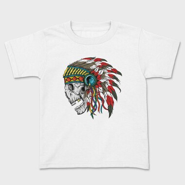 Skull Chief Feathers, Tricou Copii