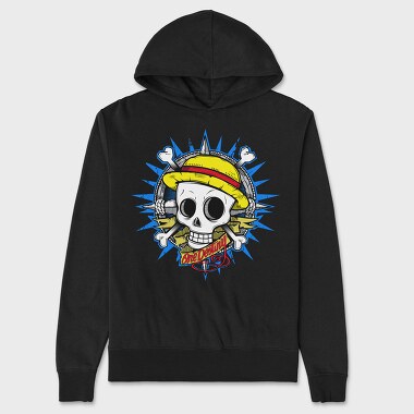 Skull Pirate Destiny, Hanorac Oversize Barbati (Unisex)