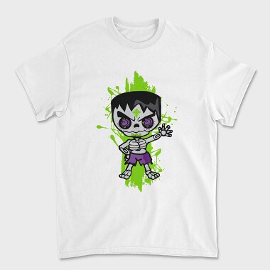 Skull Punk Splash, Tricou Barbati (Unisex)