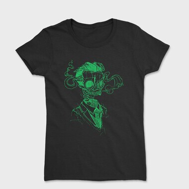Skull Smoke Steampunk, Tricou Femei