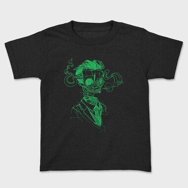 Skull Smoke Steampunk, Tricou Copii
